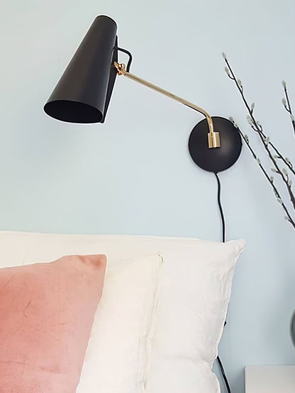 Birdy Wall Lamp | Steel, Aluminum | Gold, Red, Gray, Black