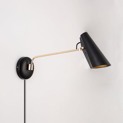 Birdy Wall Lamp | Steel, Aluminum | Gold, Red, Gray, Black