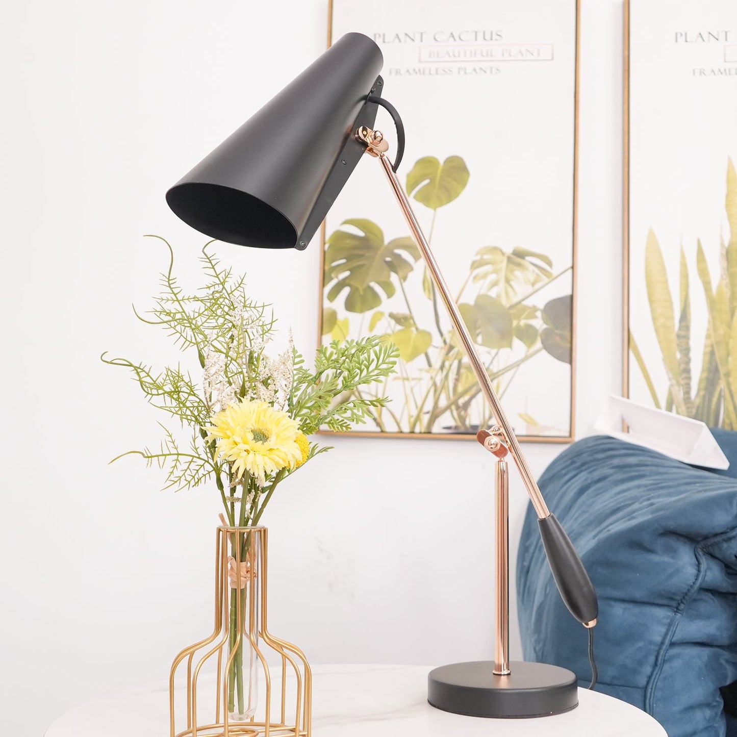 Birdy Table Lamp | Steel & Aluminum | White, Grey, Black, Red