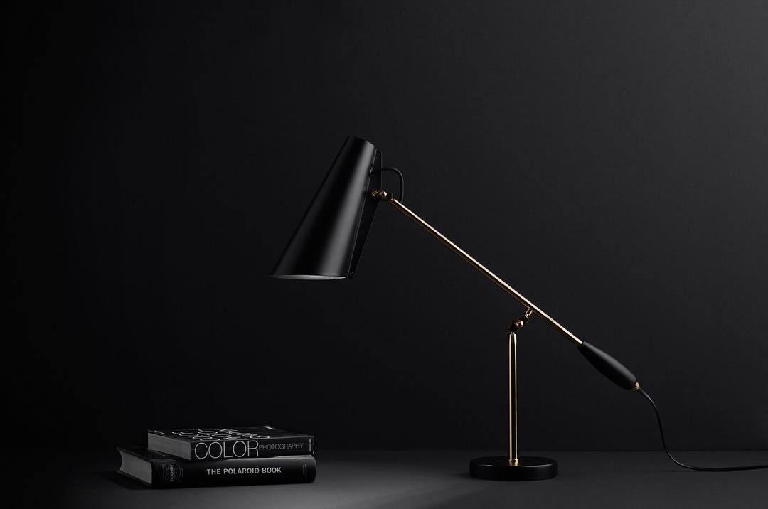Birdy Table Lamp | Steel & Aluminum | White, Grey, Black, Red
