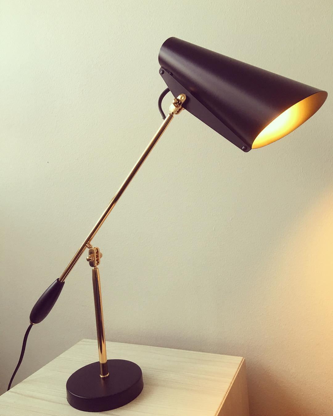 Birdy Table Lamp | Steel & Aluminum | White, Grey, Black, Red