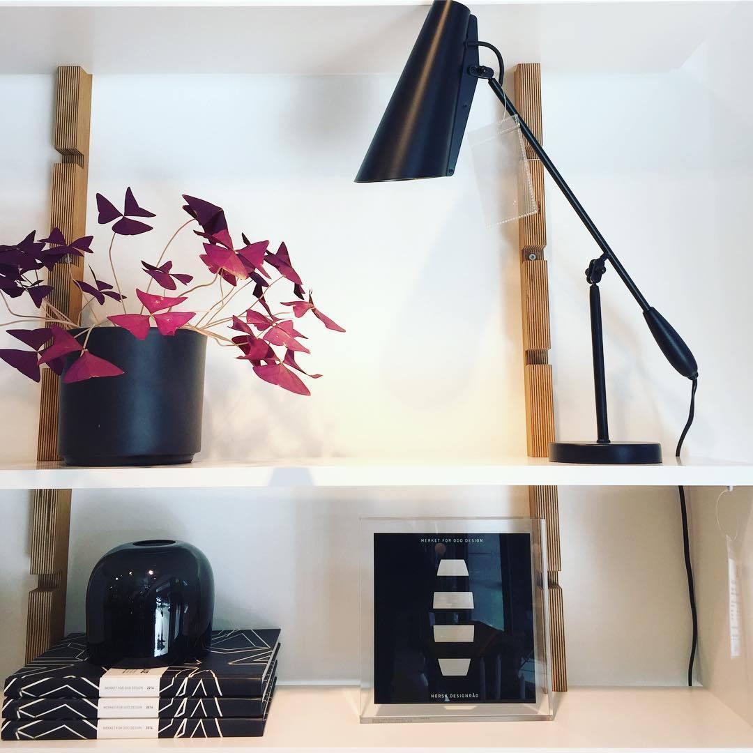 Birdy Table Lamp | Steel & Aluminum | White, Grey, Black, Red