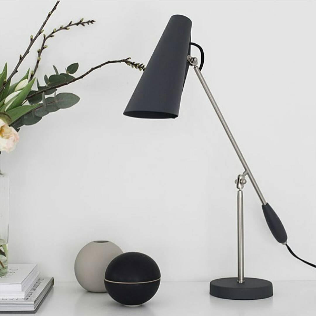 Birdy Table Lamp | Steel & Aluminum | White, Grey, Black, Red