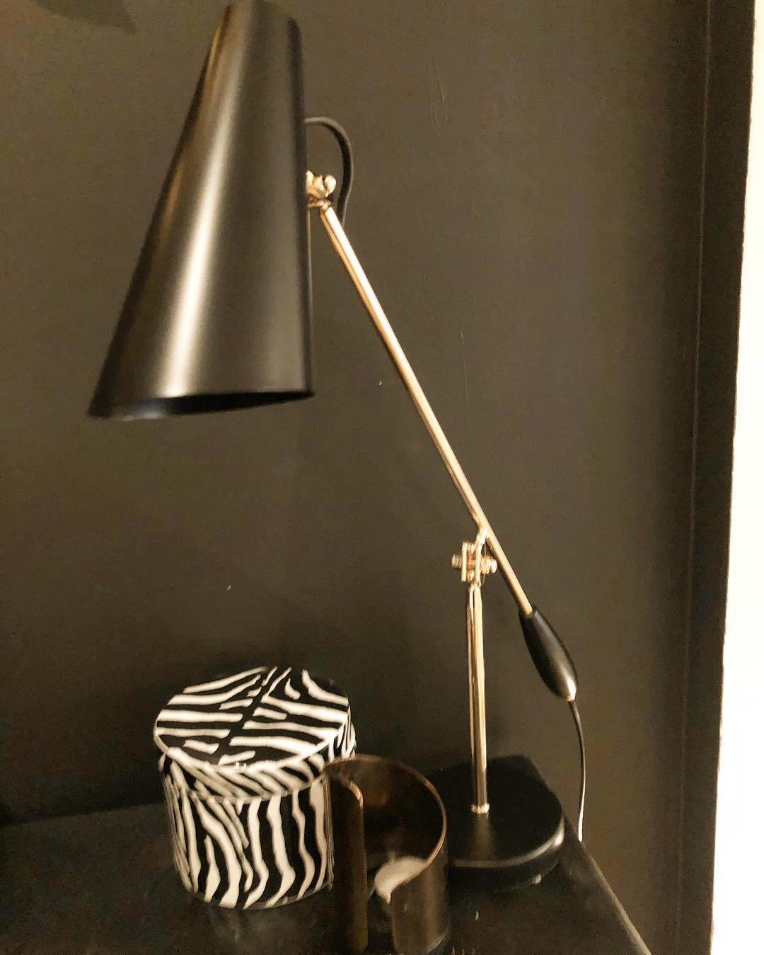 Birdy Table Lamp | Steel & Aluminum | White, Grey, Black, Red