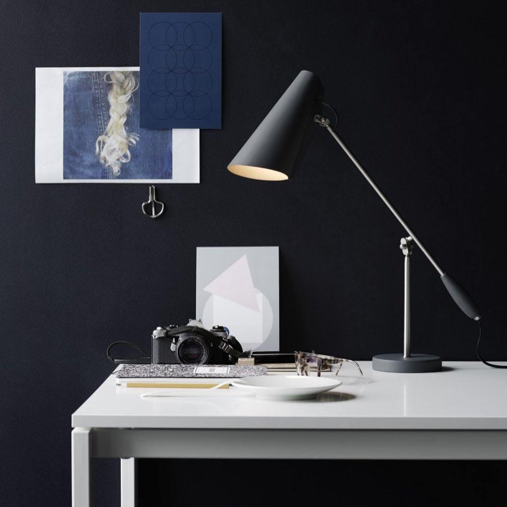 Birdy Table Lamp | Steel & Aluminum | White, Grey, Black, Red