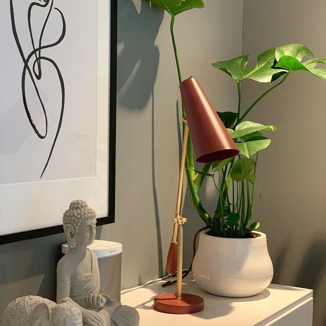 Birdy Table Lamp | Steel & Aluminum | White, Grey, Black, Red