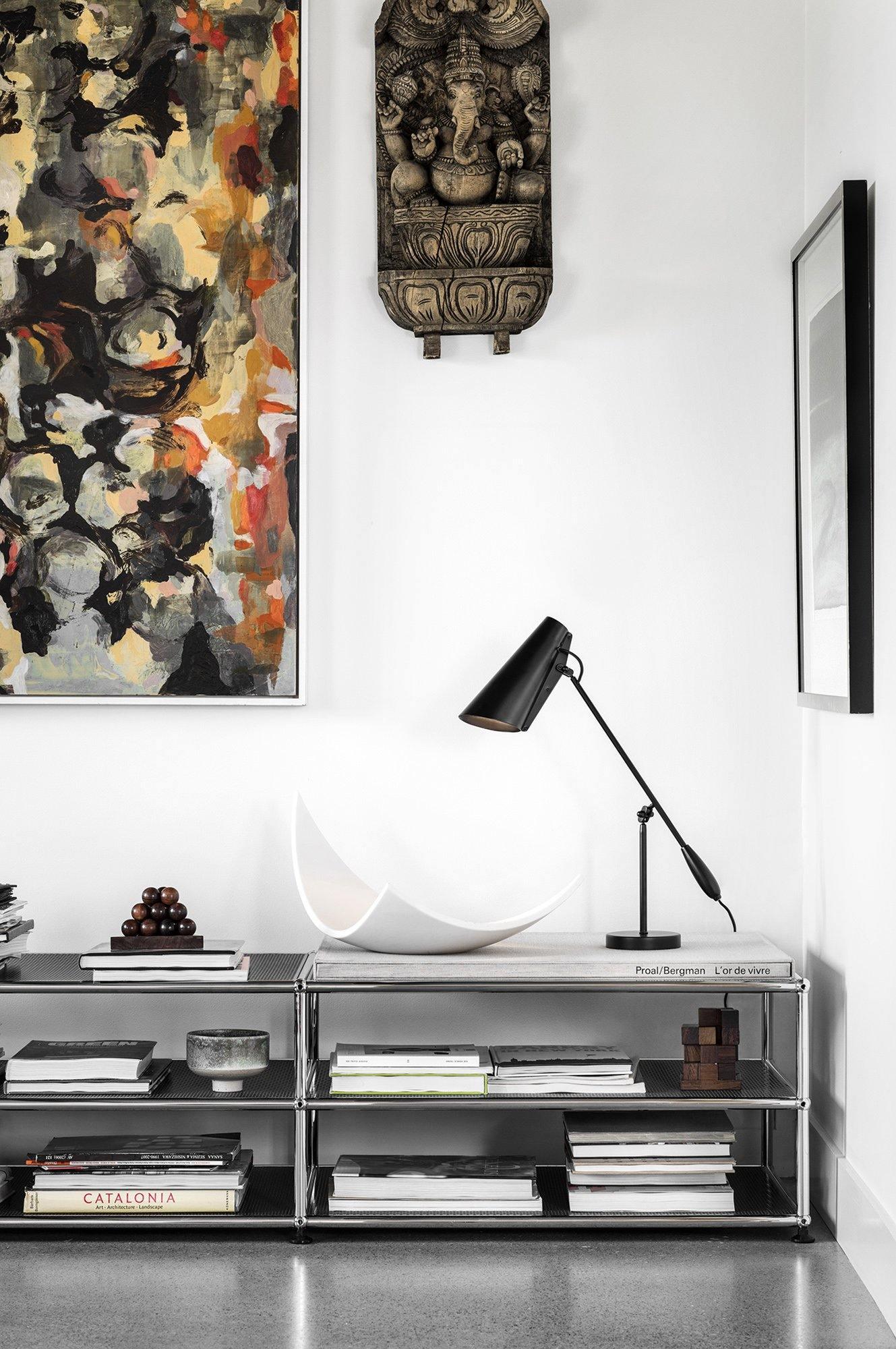 Birdy Table Lamp | Steel & Aluminum | White, Grey, Black, Red