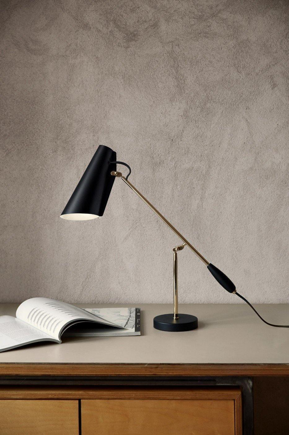 Birdy Table Lamp | Steel & Aluminum | White, Grey, Black, Red