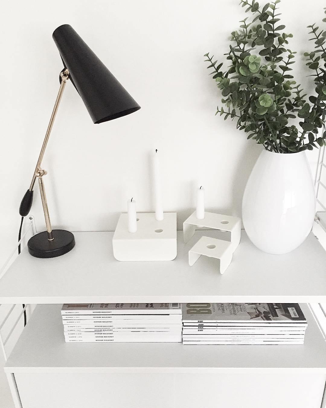 Birdy Table Lamp | Steel & Aluminum | White, Grey, Black, Red