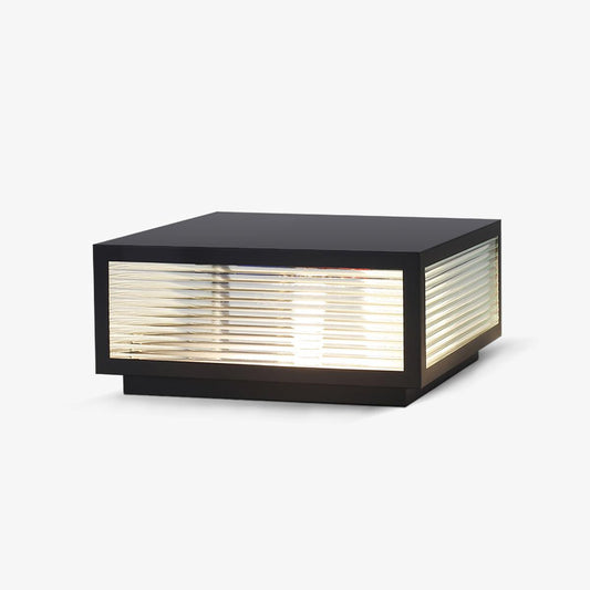 Birillo Garden Outdoor Light | Durable Metal & Glass | Black & Transparent Finish