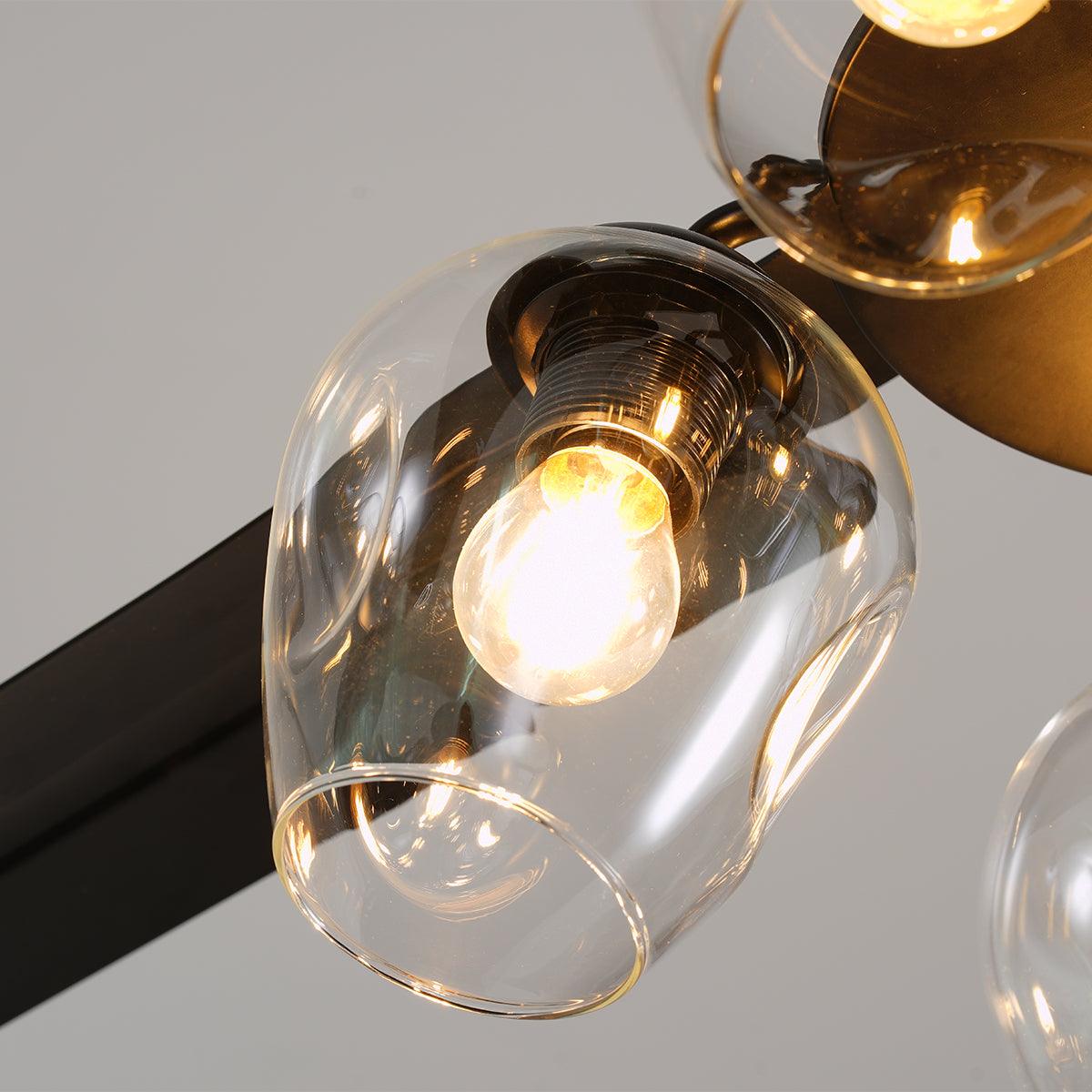 Ceiling Fan Light | Black Metal | 42/48/52 inch