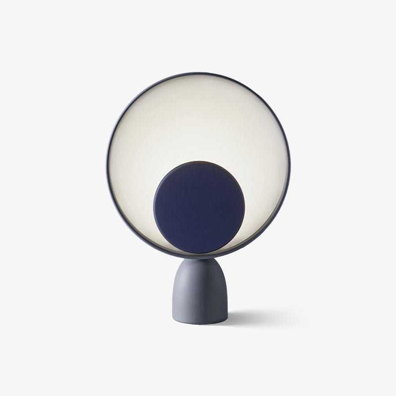 Table Lamp | Aluminum & LED | Gray and Pink