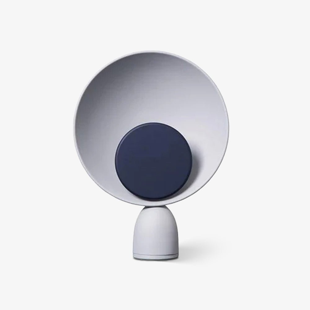 Table Lamp | Aluminum & LED | Gray and Pink