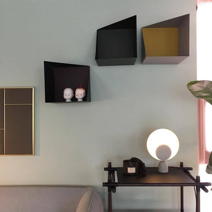 Table Lamp | Aluminum & LED | Gray and Pink