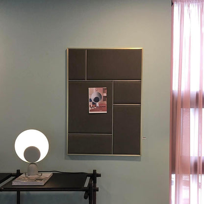 Table Lamp | Aluminum & LED | Gray and Pink