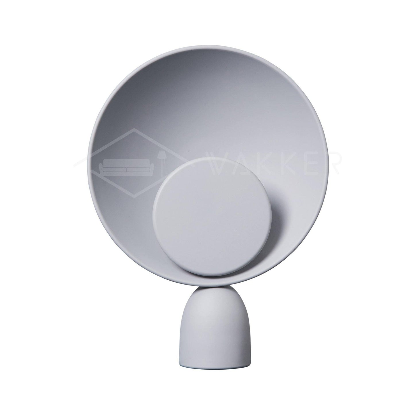Table Lamp | Aluminum & LED | Gray and Pink