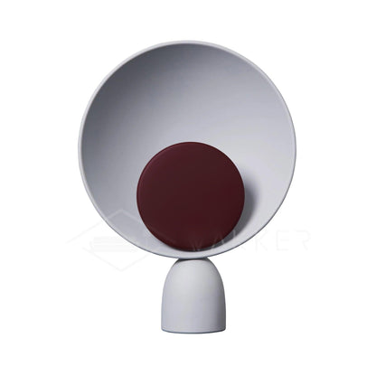 Table Lamp | Aluminum & LED | Gray and Pink