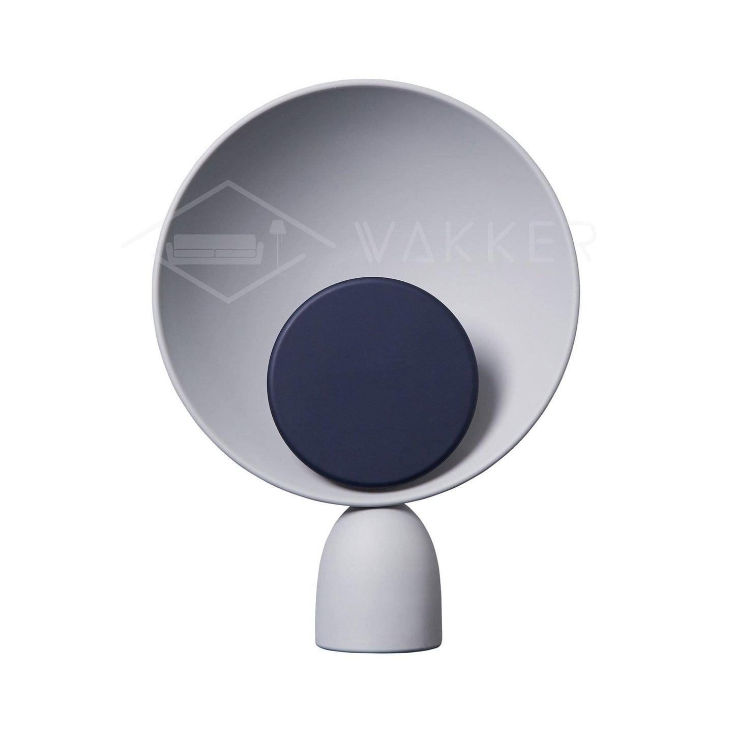 Table Lamp | Aluminum & LED | Gray and Pink