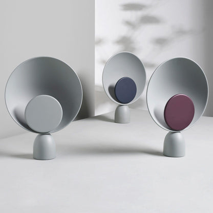Table Lamp | Aluminum & LED | Gray and Pink