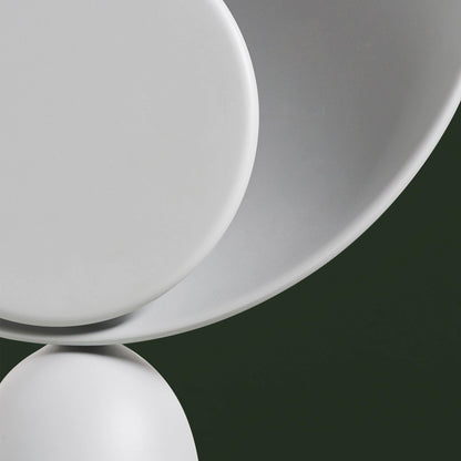 Table Lamp | Aluminum & LED | Gray and Pink