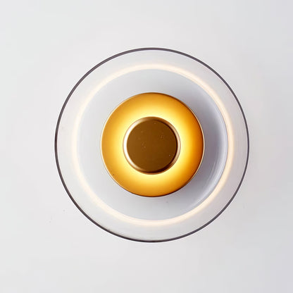 Glimmera Wall Light | Brass & Glass | 10cm Diameter