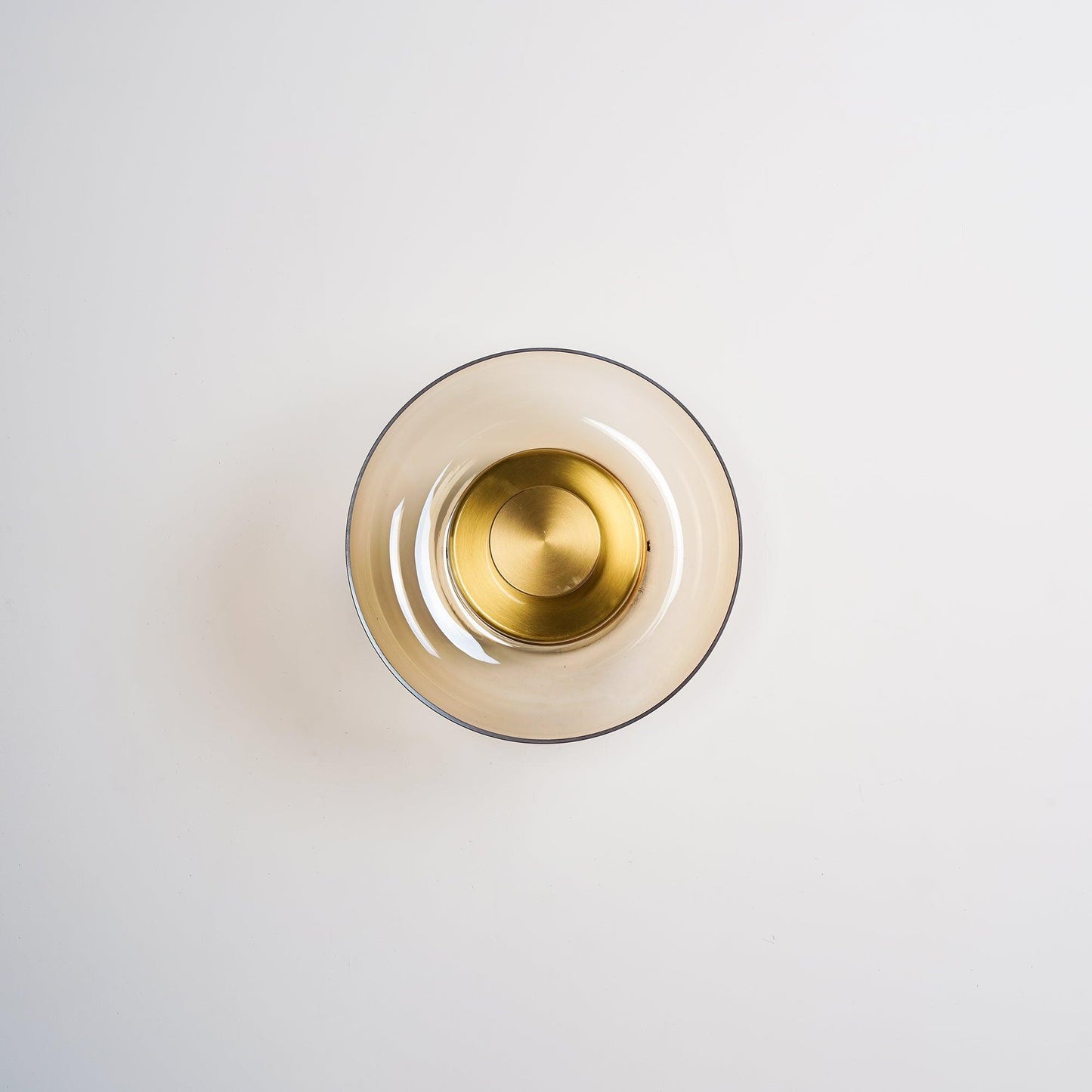 Glimmera Wall Light | Brass & Glass | 10cm Diameter