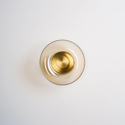 Solara Wall Light | Brass & Glass | 10cm Diameter