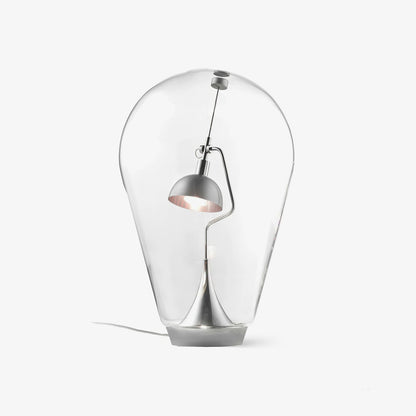 Blow Table Lamp | Metal and Glass | Chrome