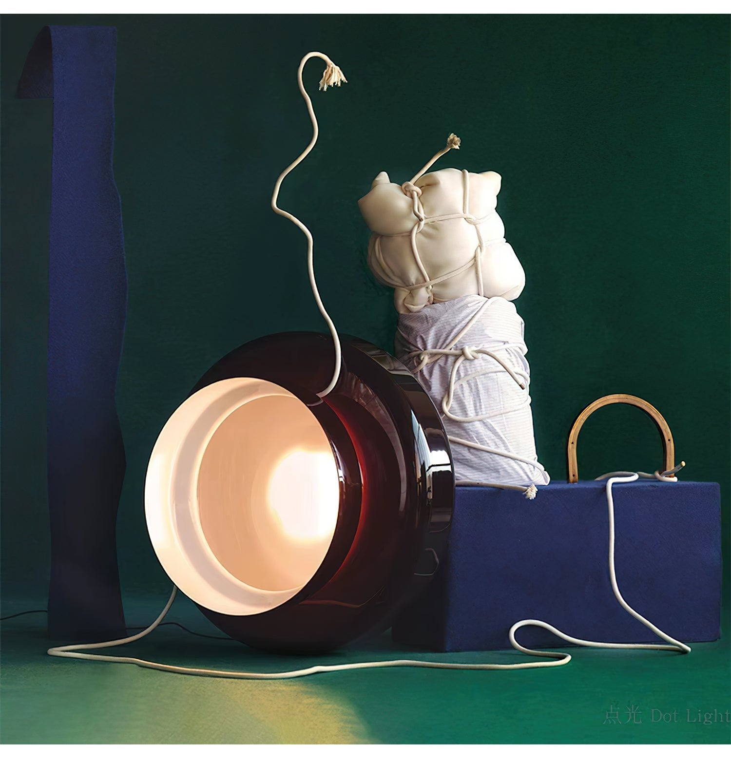 Bohemia Pendant Lamp | Molded Glass Shade | Chrome Finish, Amber Red