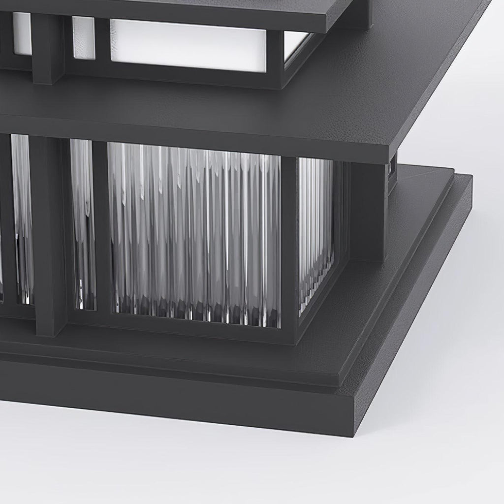 Boilyn Outdoor Pillar Light | IP65 Waterproof | Black & White Finish