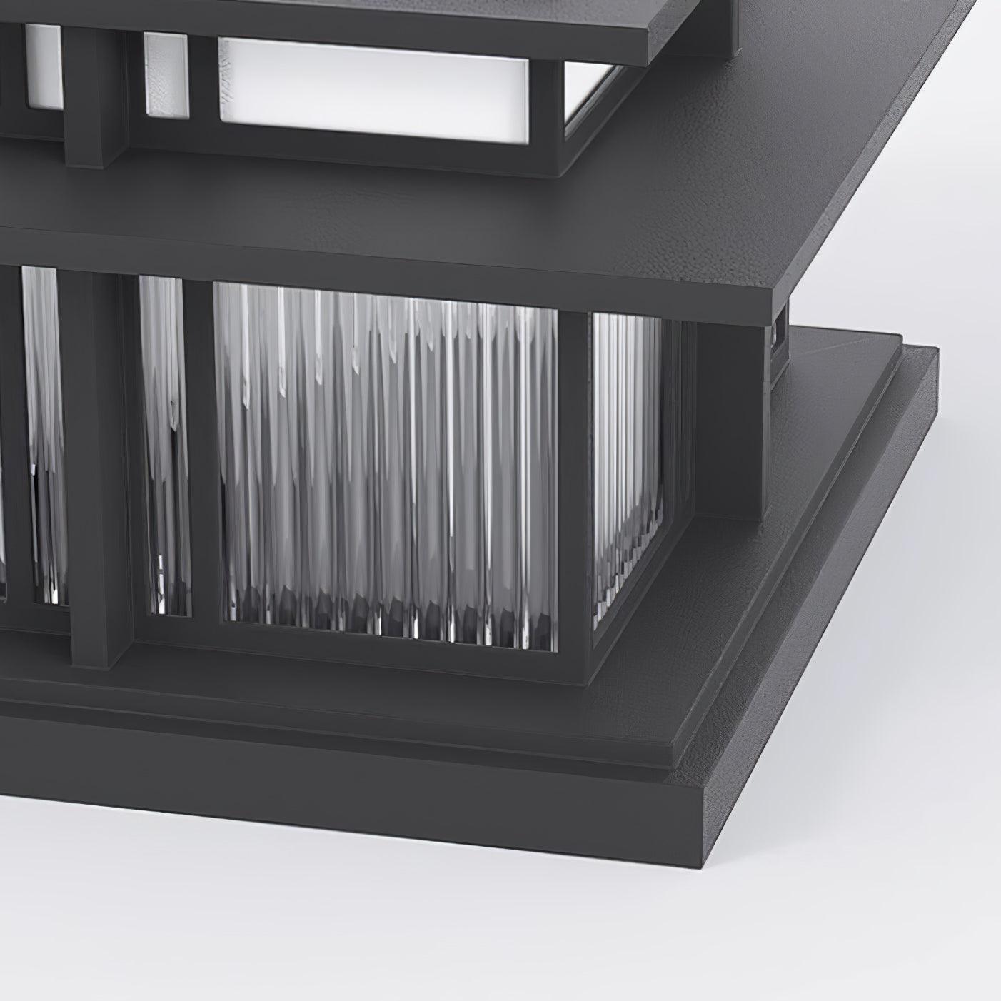 Boilyn Outdoor Pillar Light | IP65 Waterproof | Black & White Finish