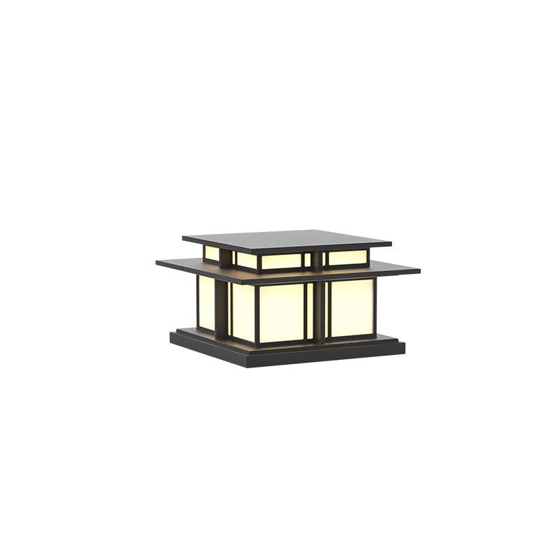 Boilyn Outdoor Pillar Light | IP65 Waterproof | Black & White Finish