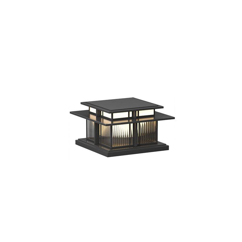 Boilyn Solar Outdoor Pillar Light | IP65 Waterproof | Remote Control | Black & White