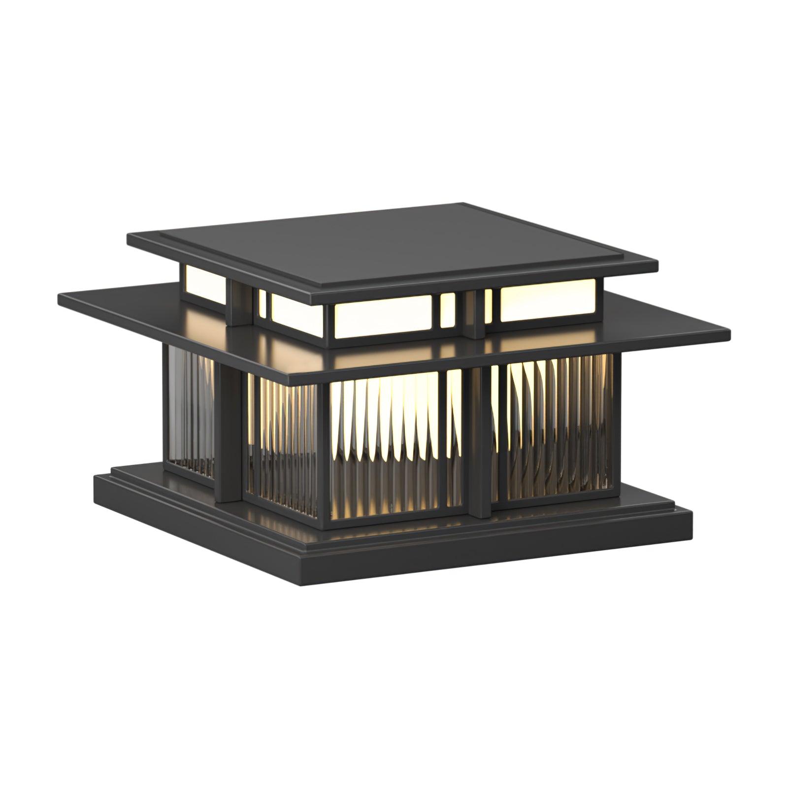Boilyn Outdoor Pillar Light | IP65 Waterproof | Black & White Finish