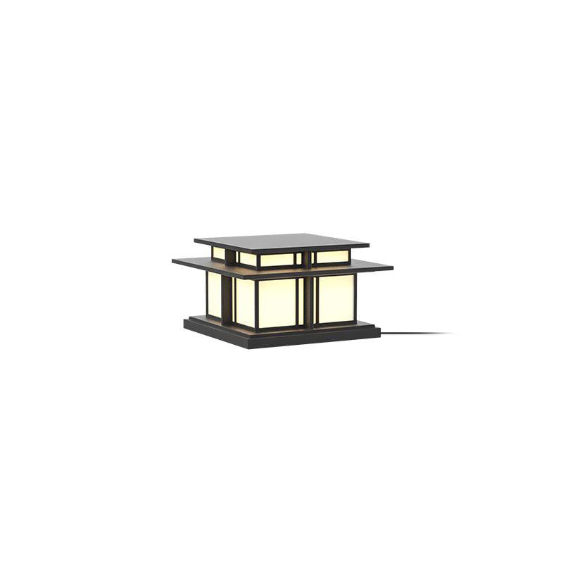 Boilyn Outdoor Pillar Light | IP65 Waterproof | Black & White Finish