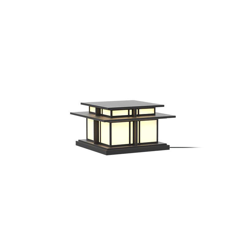 Boilyn Outdoor Pillar Light | IP65 Waterproof | Black & White Finish