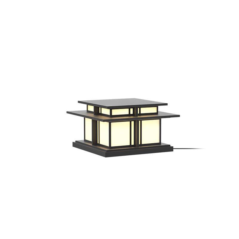 Boilyn Outdoor Pillar Light | IP65 Waterproof | Black & White Finish