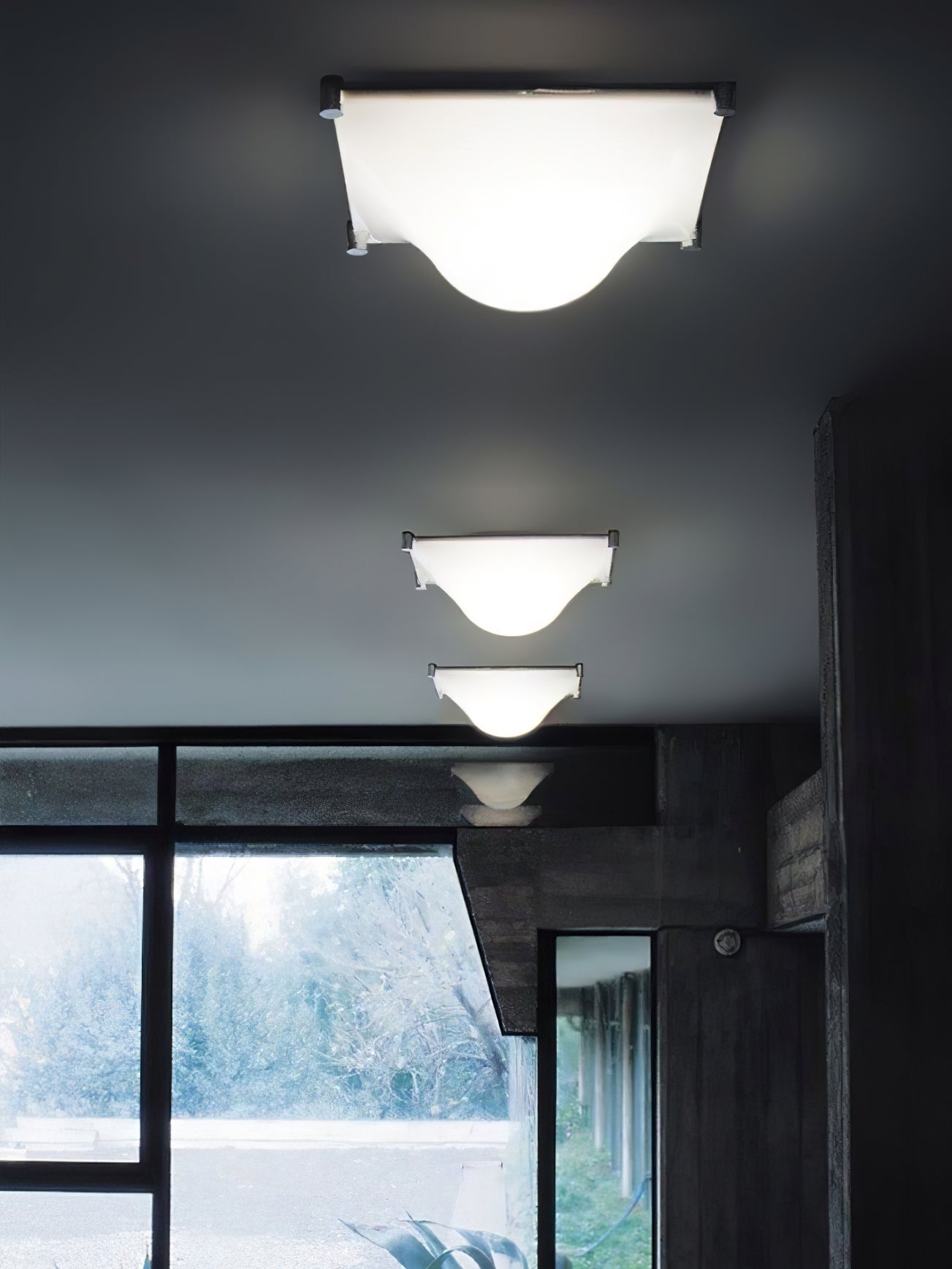 Bolla Ceiling Light | Stainless Steel & Acrylic | Chrome