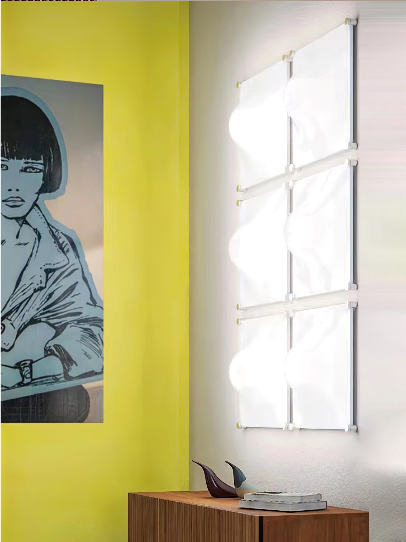 Bolla Ceiling Light | Stainless Steel & Acrylic | Chrome