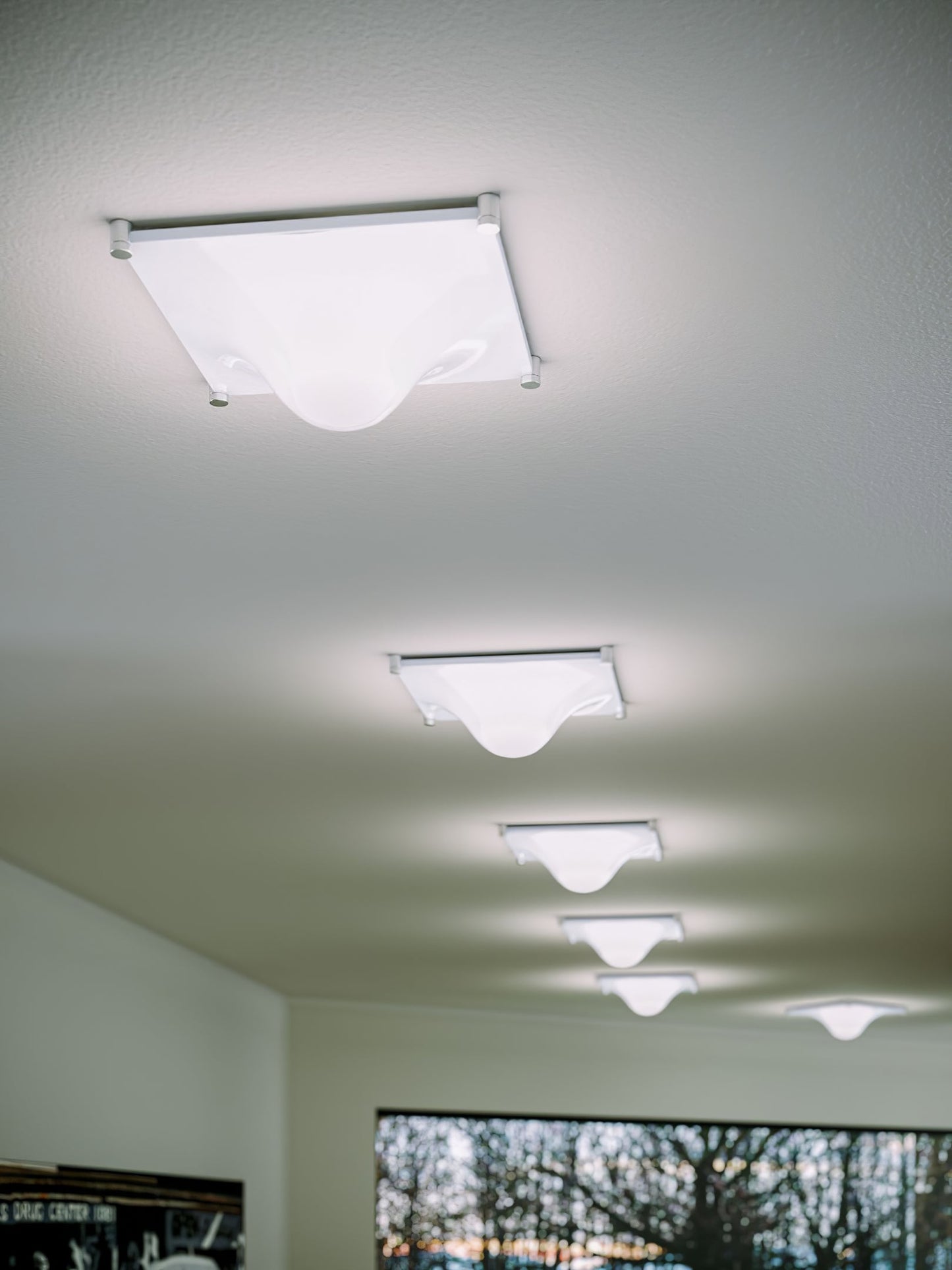 Bolla Ceiling Light | Stainless Steel & Acrylic | Chrome
