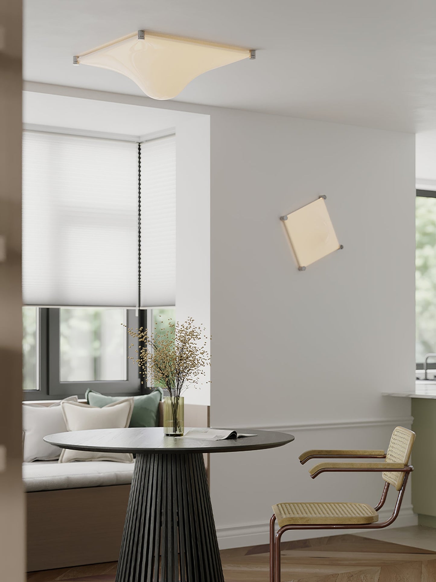 Bolla Ceiling Light | Stainless Steel & Acrylic | Chrome