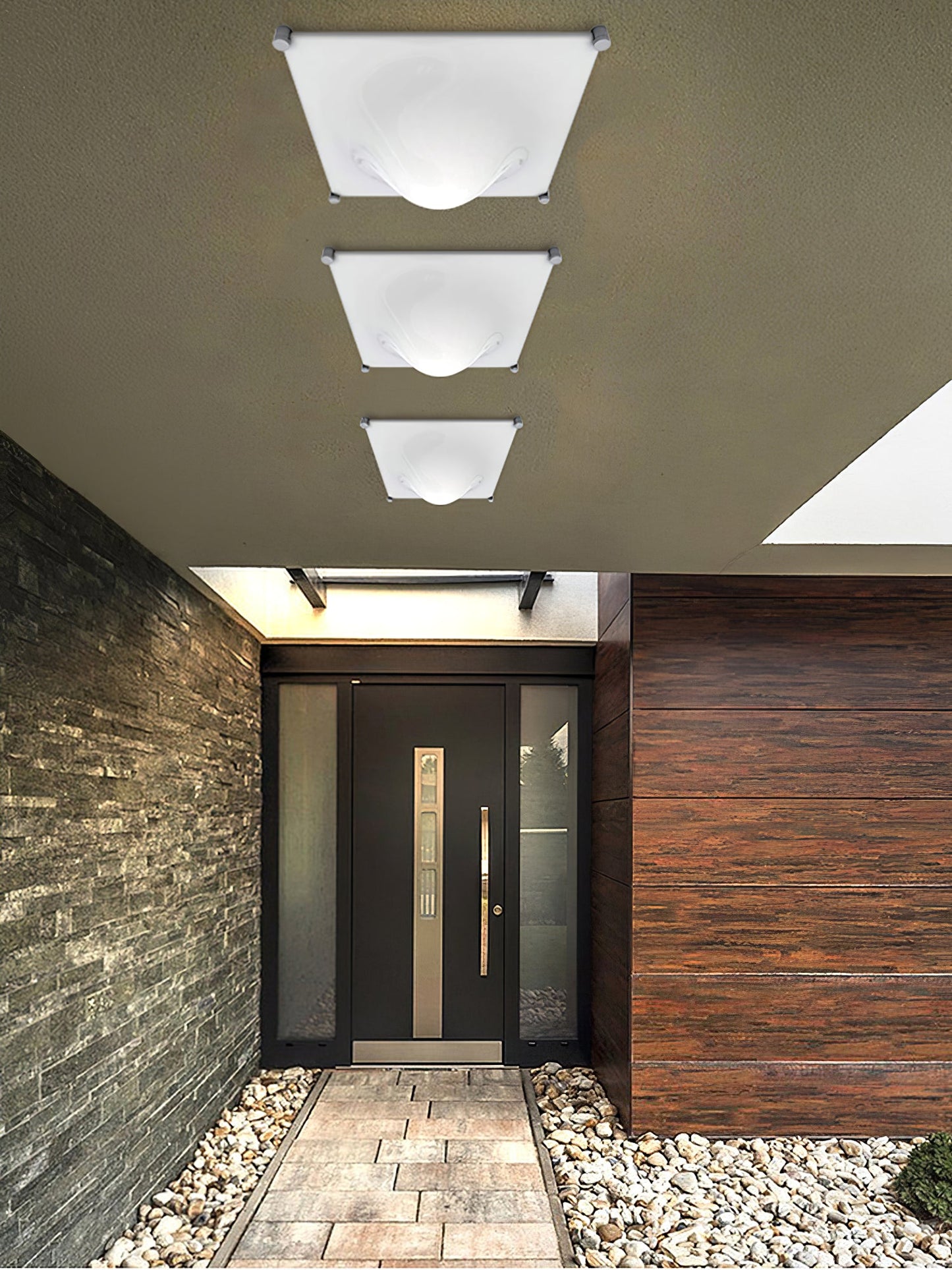 Bolla Ceiling Light | Stainless Steel & Acrylic | Chrome