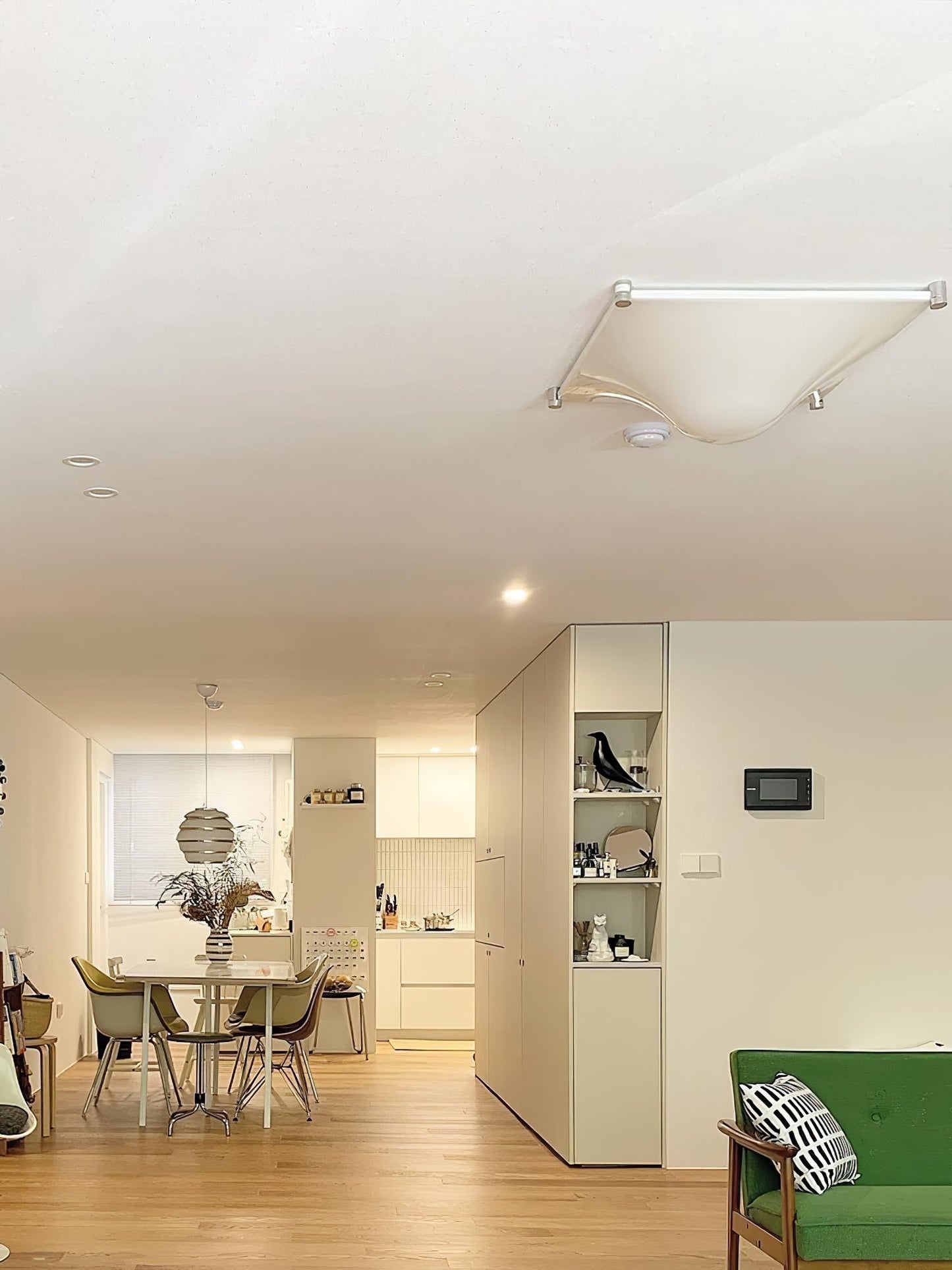 Bolla Ceiling Light | Stainless Steel & Acrylic | Chrome