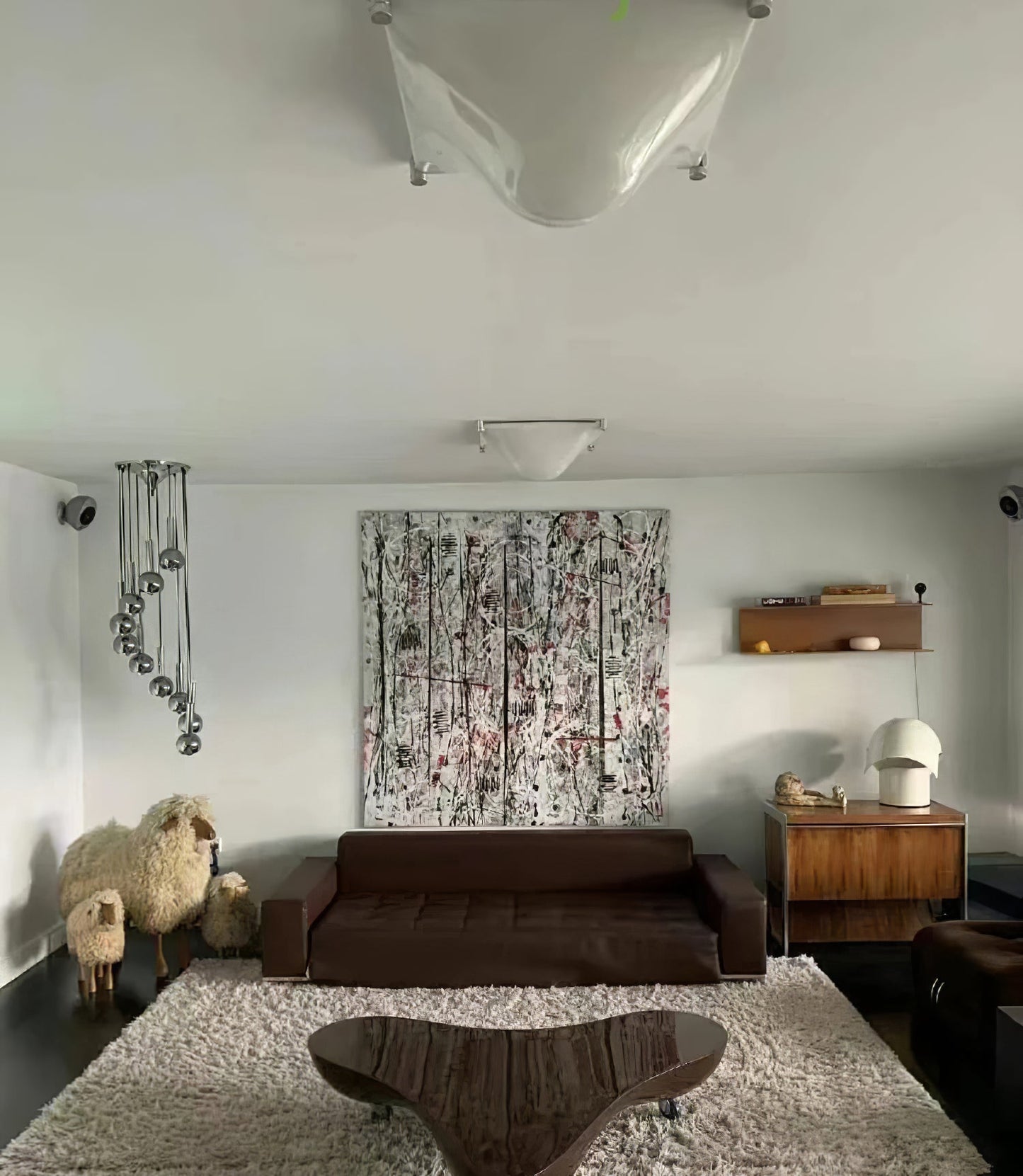 Bolla Ceiling Light | Stainless Steel & Acrylic | Chrome