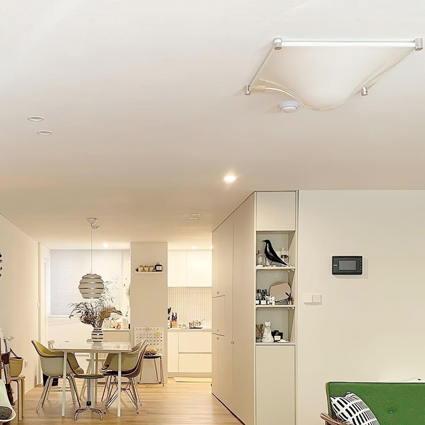 Bolla Ceiling Light | Stainless Steel & Acrylic | Chrome