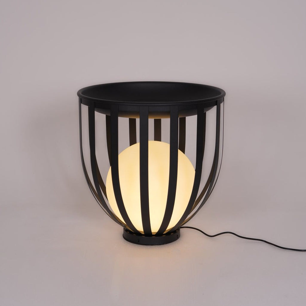 Bols Garden Outdoor Lamp | Acrylic Shade | Black or White