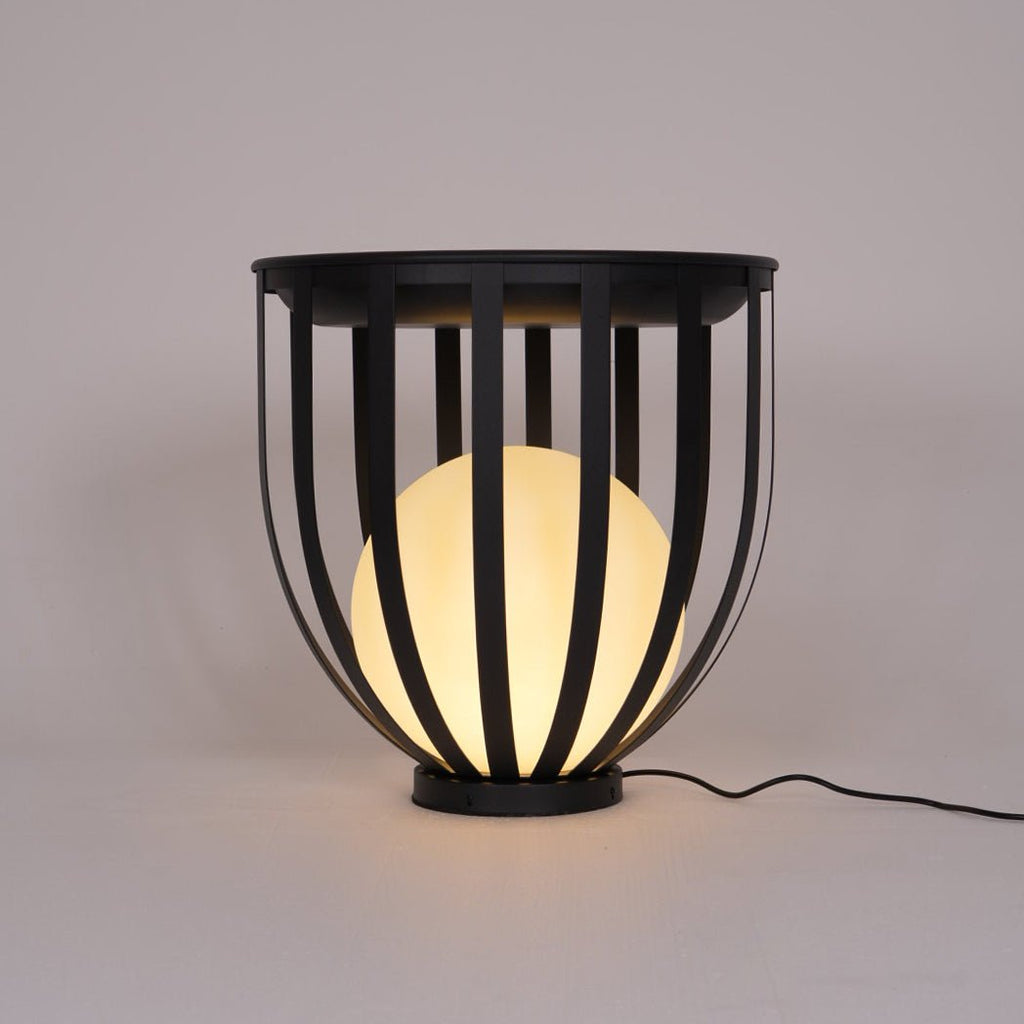 Bols Garden Outdoor Lamp | Acrylic Shade | Black or White