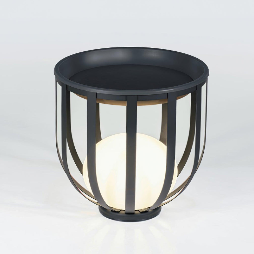 Bols Garden Outdoor Lamp | Acrylic Shade | Black or White