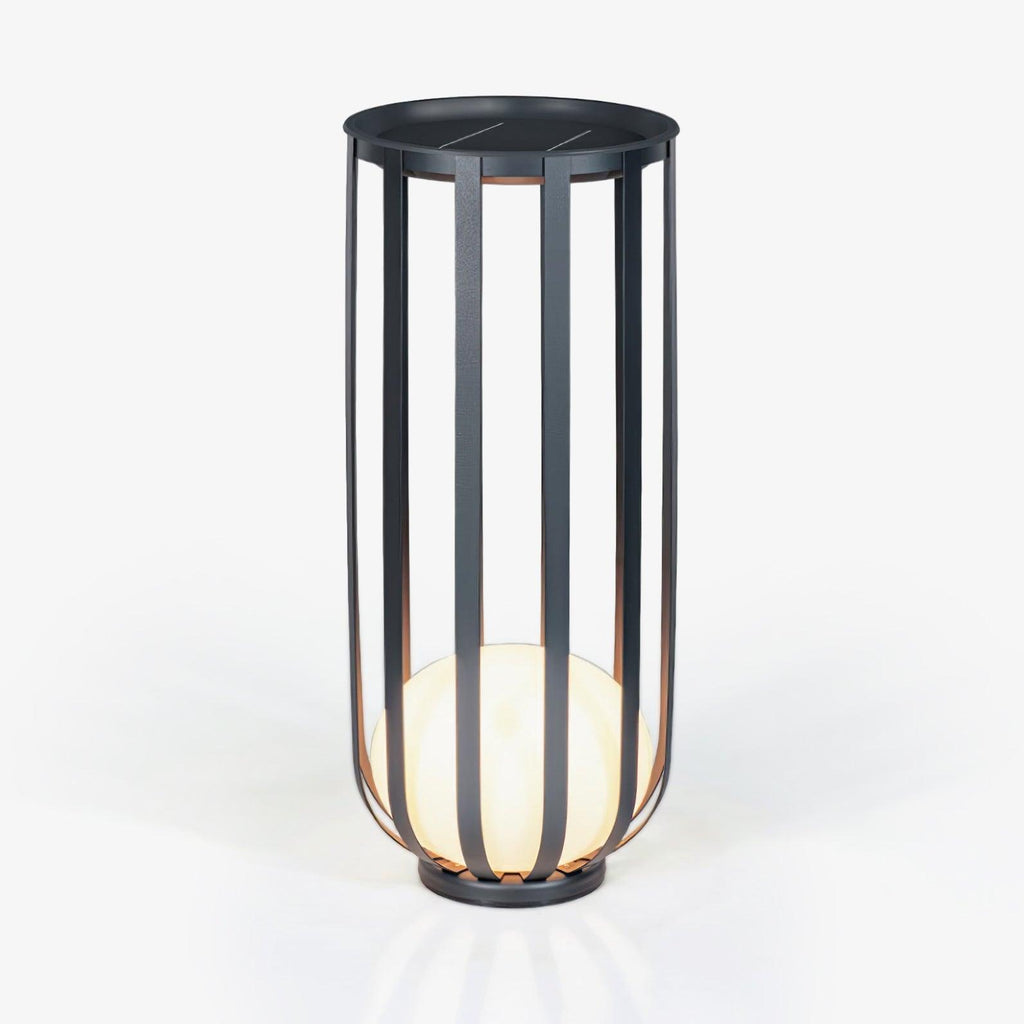Bols Garden Solar Outdoor Lamp | Acrylic Lampshade | Black