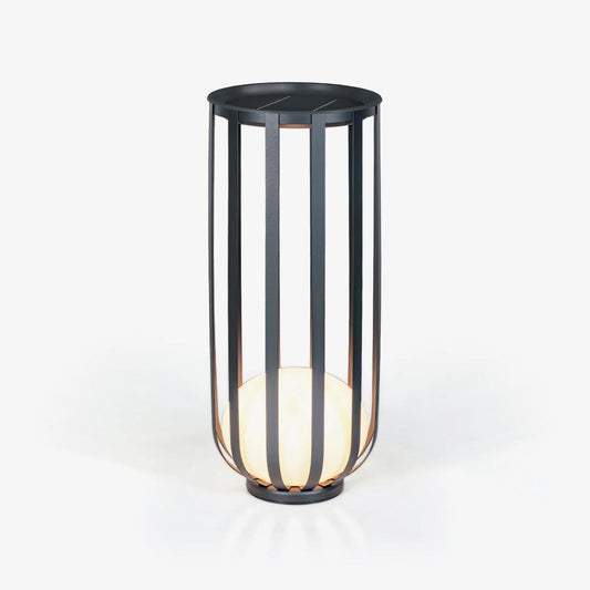 Bols Garden Solar Outdoor Lamp | Acrylic Lampshade | Black